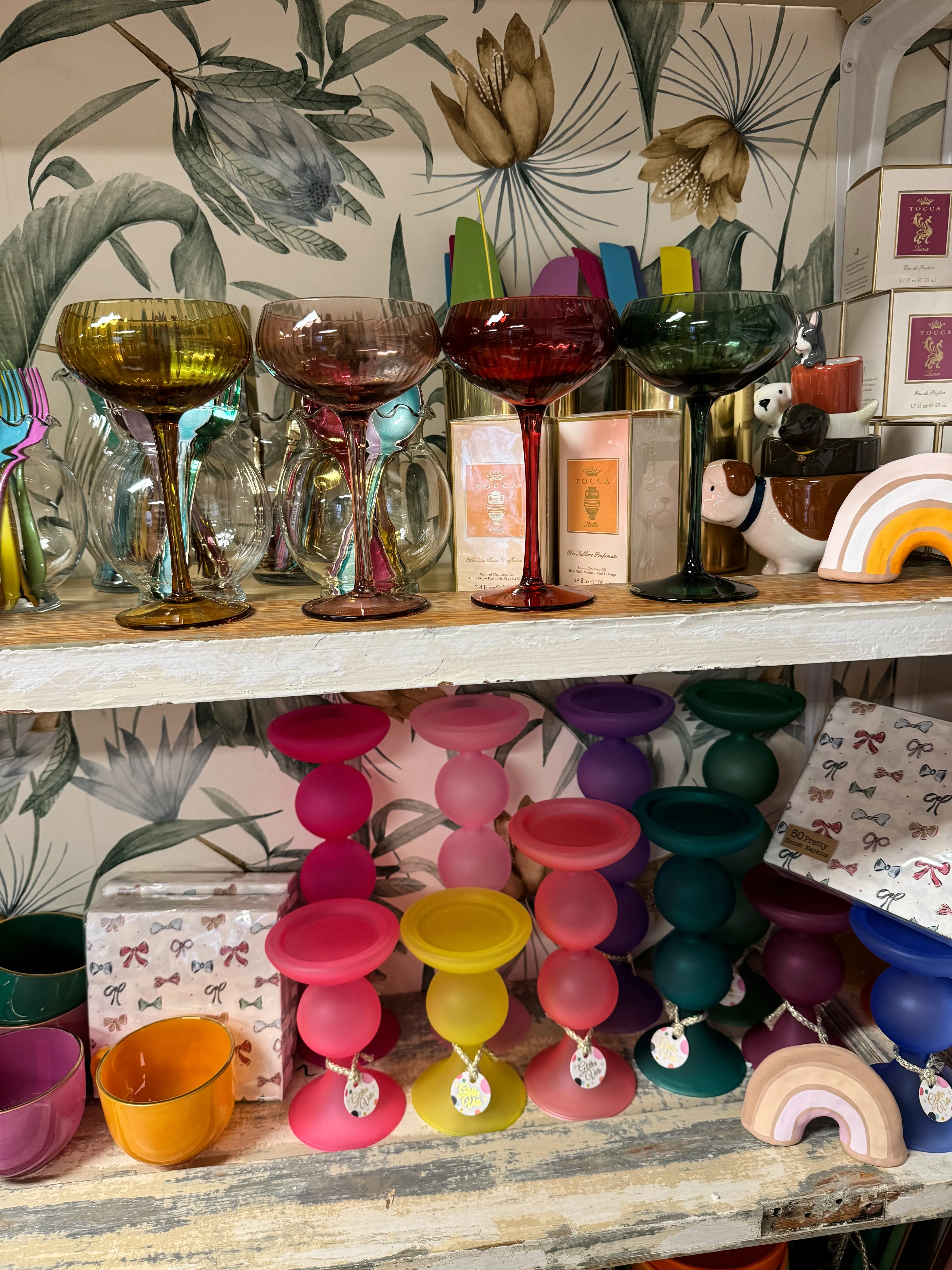 4-1/4" Round x 6-3/4"H 8 oz. Stemmed Champagne/Coupe Glass, 4 Colors