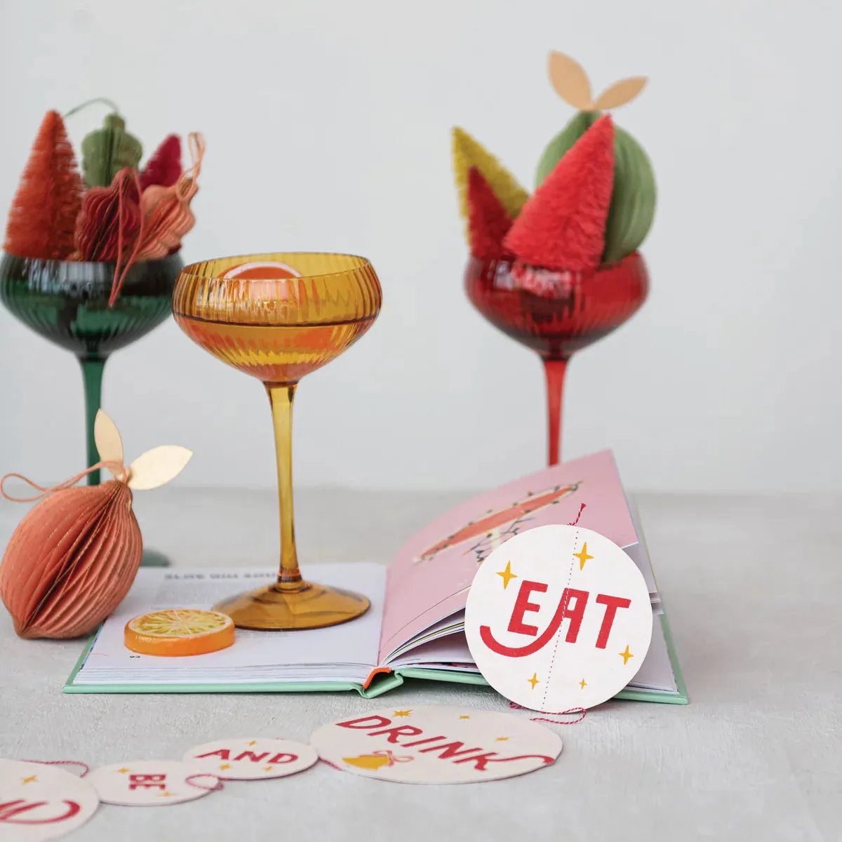 4-1/4" Round x 6-3/4"H 8 oz. Stemmed Champagne/Coupe Glass, 4 Colors