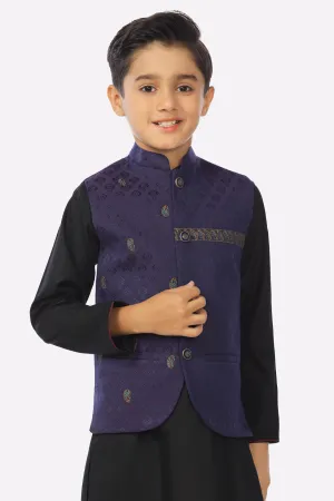 Boys Purple Waistcoat
