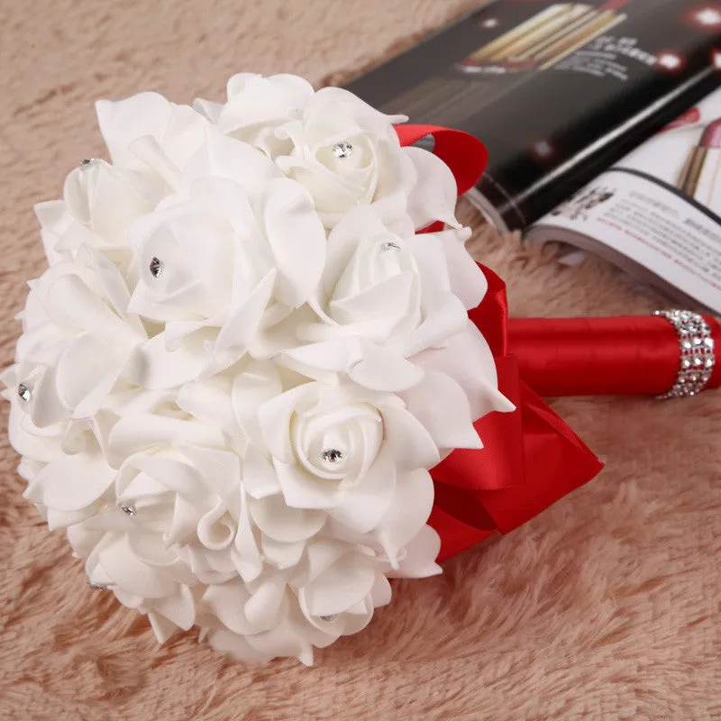 Bridal Colourfast Foam Roses Artificial Flower Wedding Party