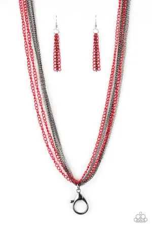 Colorful Calamity Red-Necklace