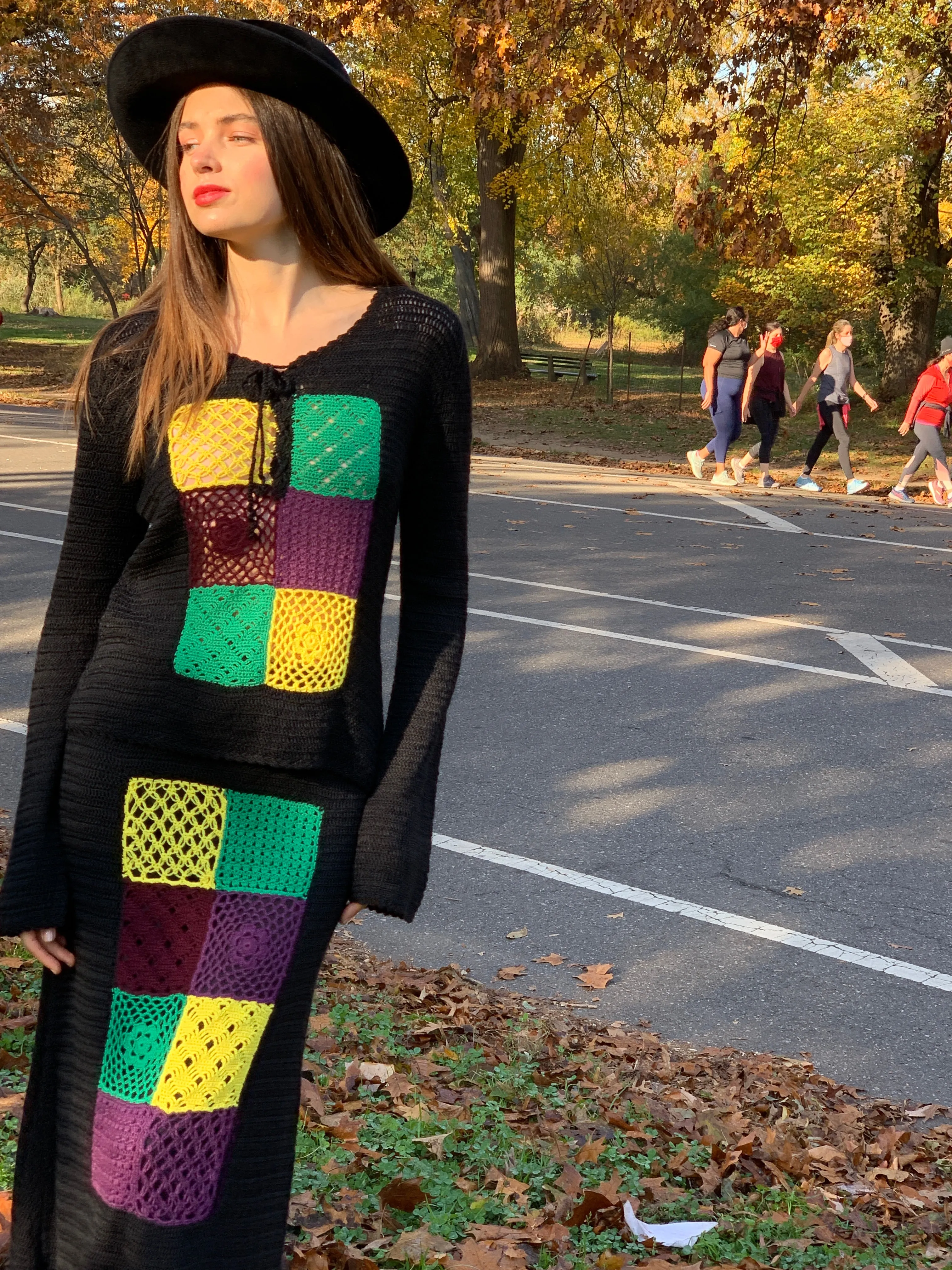 Colorful Macrame two piece set