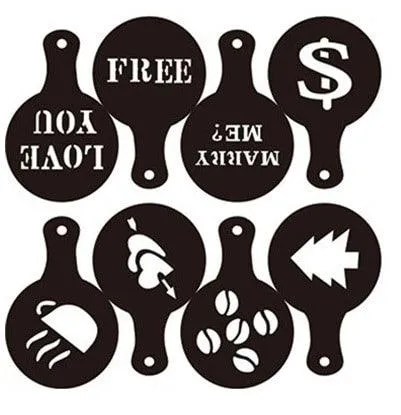 Creative Coffee Stencils