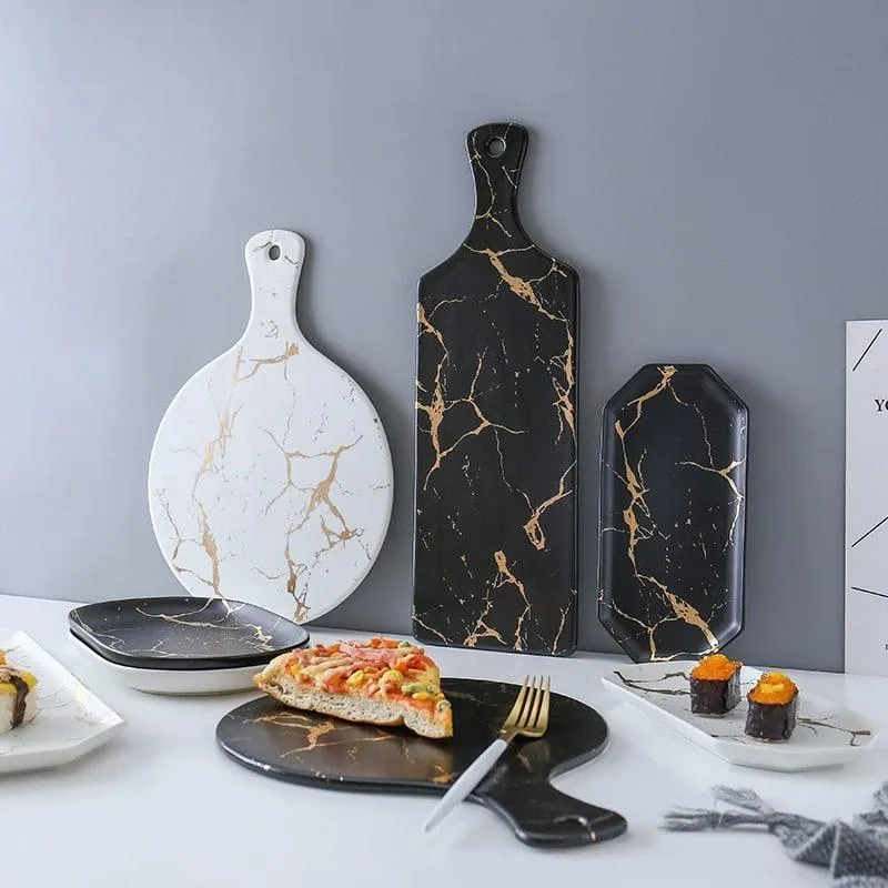 Creative Marble Patterned Tableware
