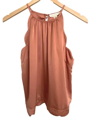 Dark Autumn Silky Scalloped Top