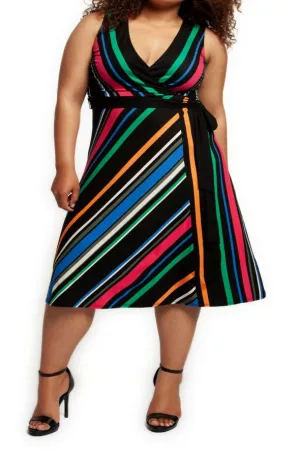 DEX- Colorful Striped Dress