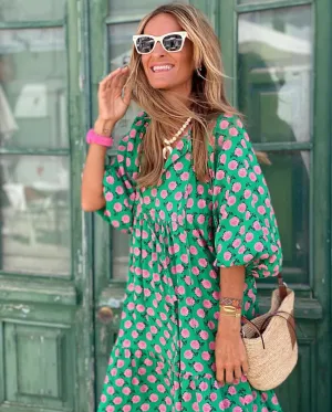 Donna Colorful Summer Dress
