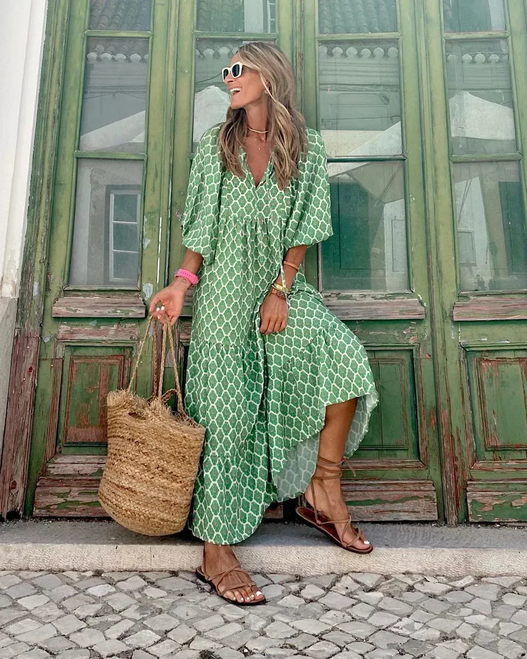 Donna Colorful Summer Dress