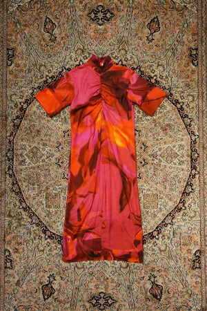 FRONT-GATHER DRESS LONG(tittle:＼ 26)(EXCLUSIVE)