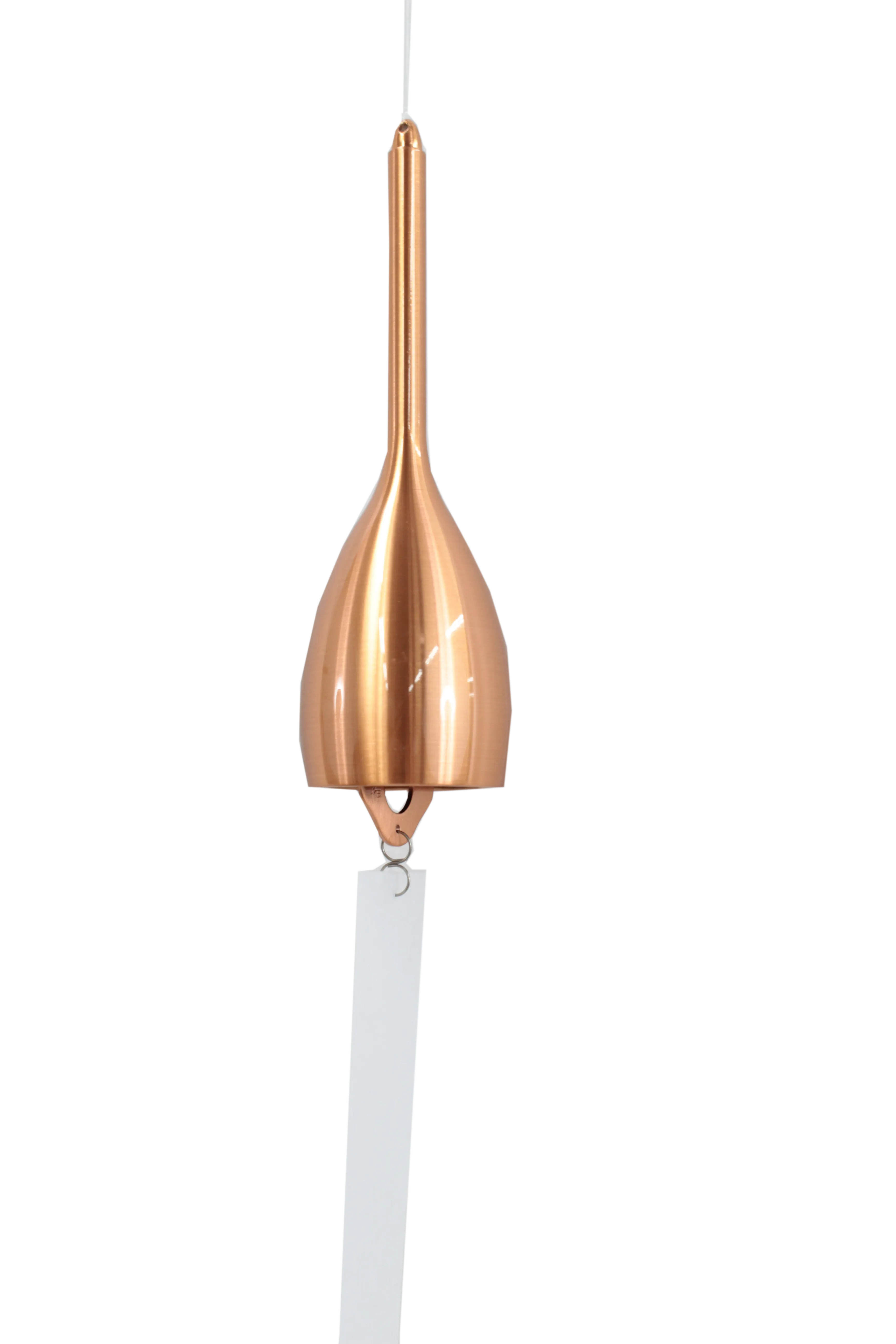Furin,Japanese Wind Chime: Slim- Brass,Nosaku Brand