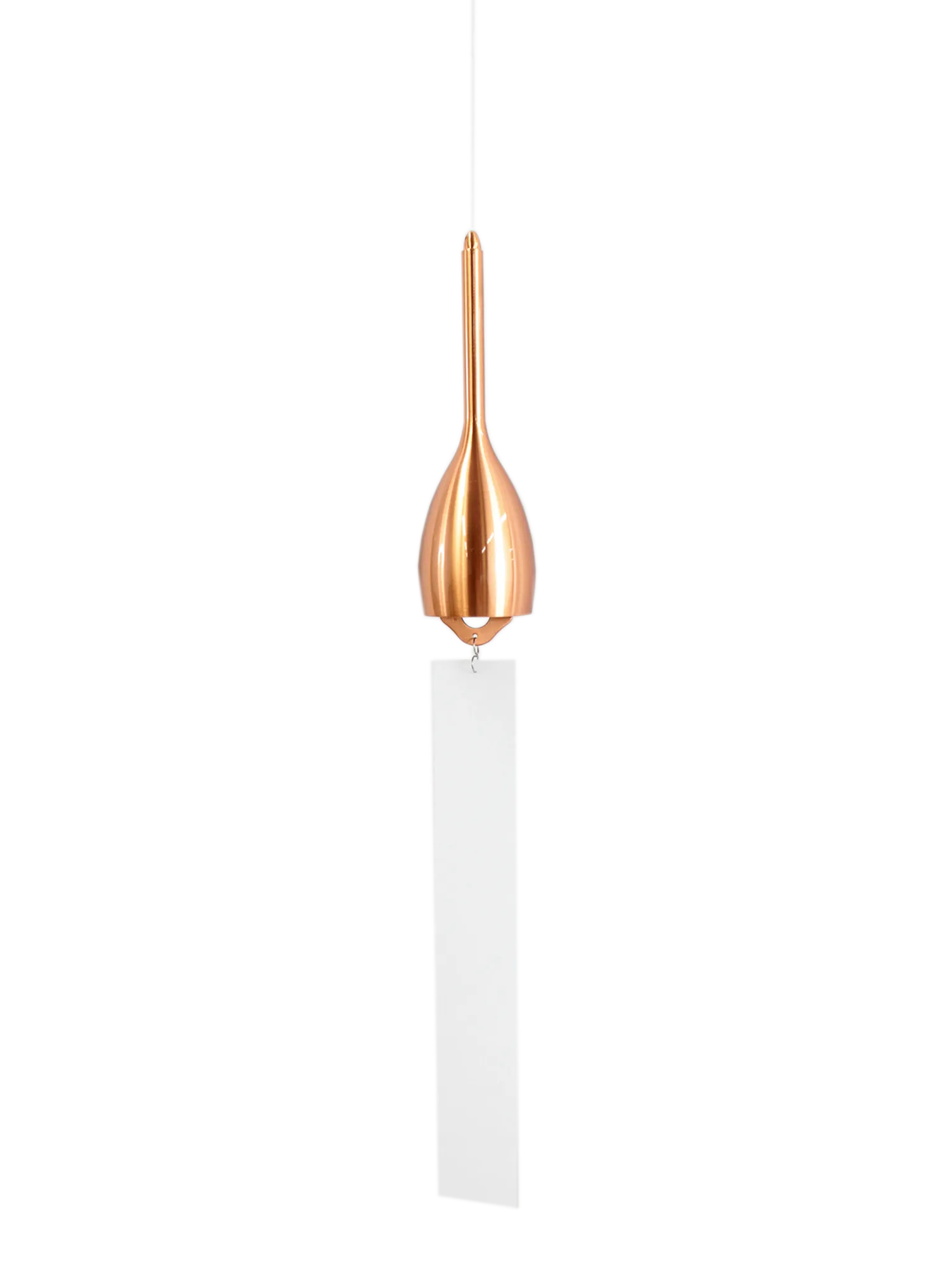 Furin,Japanese Wind Chime: Slim- Brass,Nosaku Brand