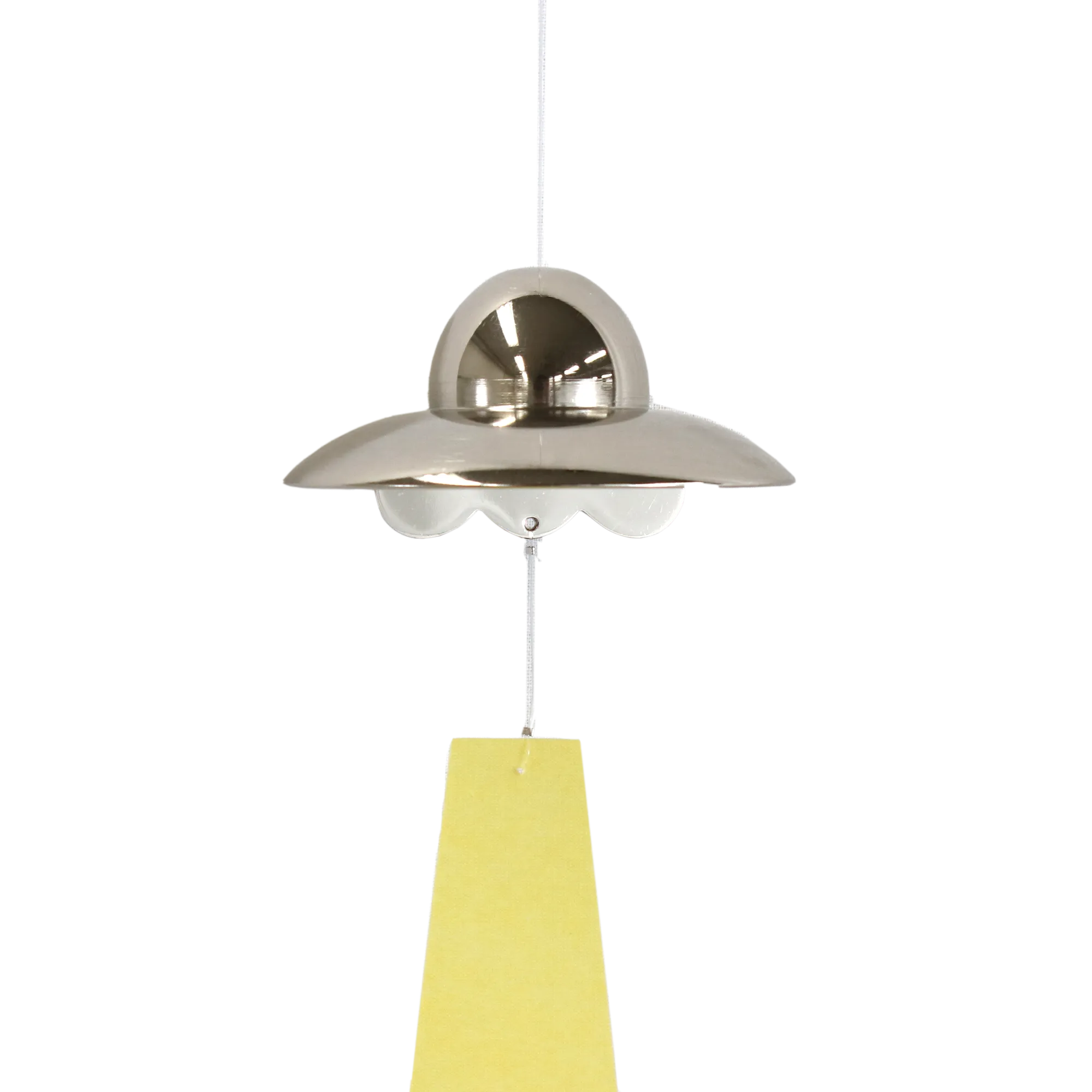 Furin,Japanese Wind Chime: UFO shaped- Brass,Nosaku Brand