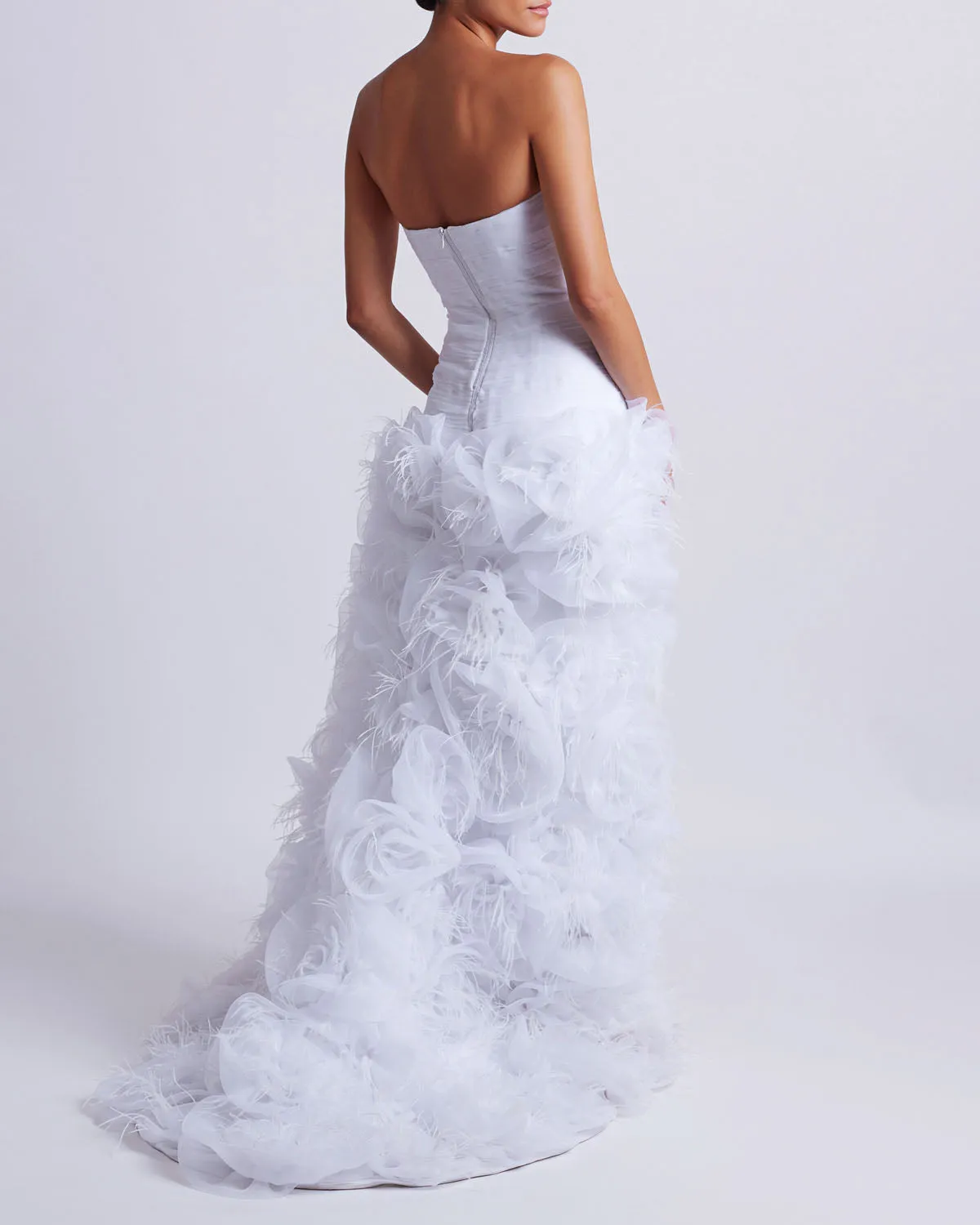 Hand-Embroidered Strapless Gown (EXCLUSIVE)
