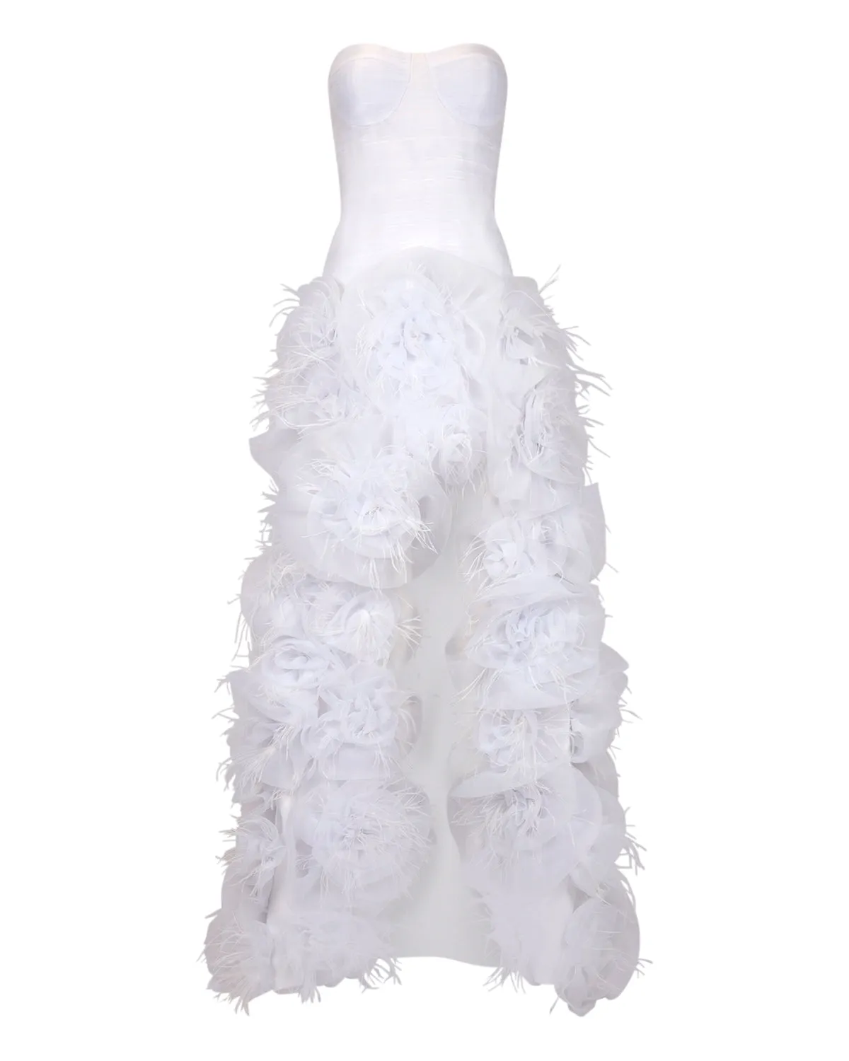 Hand-Embroidered Strapless Gown (EXCLUSIVE)