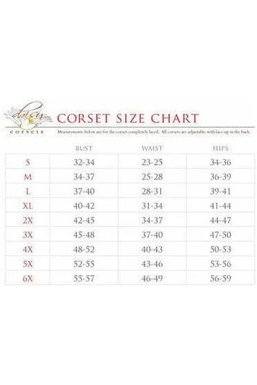 Lavish 3 PC Sexy Daring Dark Angel Corset Costume