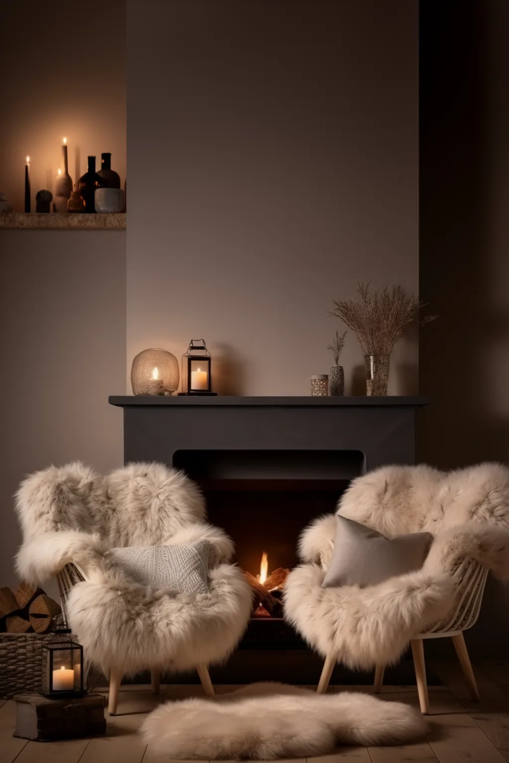 Sheepskin Rug Cappuccino