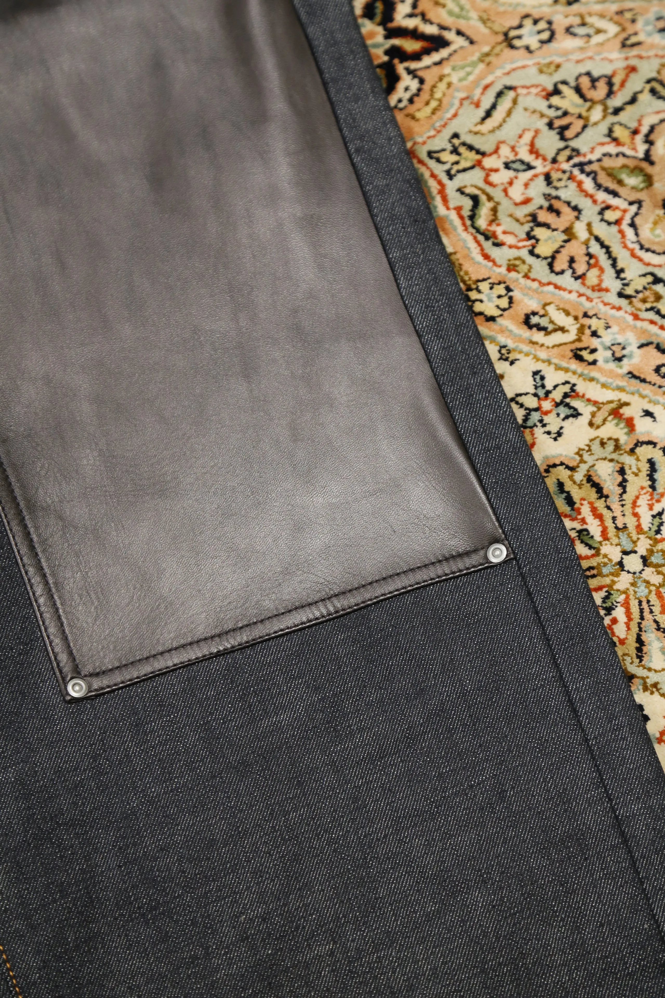 SUGARHILL LEATHER DOUBLE KNEE DENIM(EXCLUSIVE)